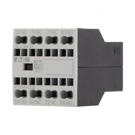 DILA-XHIC22 276532 XTCEXFACC22 EATON ELECTRIC Modulo contatti ausiliari, 2NA+2NC, in custodia, connessione a..