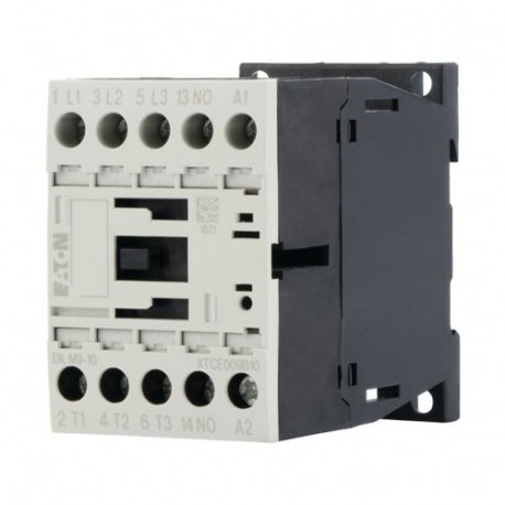 DILM9-10(220VDC) 276709 XTCE009B10BD EATON ELECTRIC Contactor, 3p+1N/O, 4kW/400V/AC3