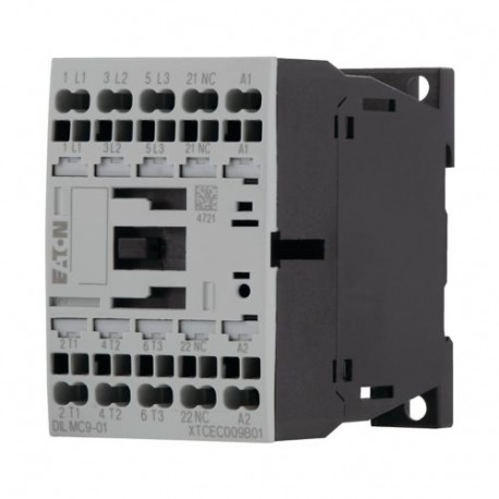 DILMC9-01(24VDC) 277500 EATON ELECTRIC Contacteur de puissance, 3p+1O, 4kW/400V/AC3