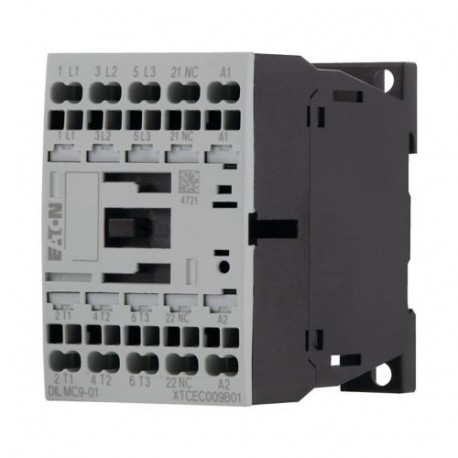 DILMC9-01(24VDC) 277500 EATON ELECTRIC Contactor de potencia Conexión a presión 3 polos + 1 NC 9 A 4 kW 400 ..