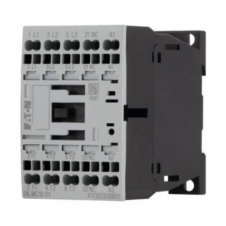 DILMC12-01(110VDC) 277567 XTCEC012B01E0 EATON ELECTRIC Contactor de potencia Conexión a presión 3 polos + 1 ..