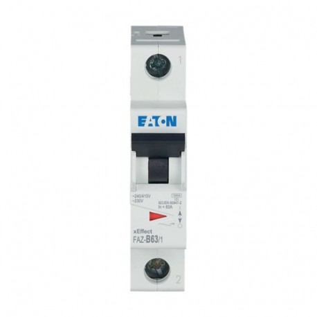 FAZ-B63/1 278541 EATON ELECTRIC Miniature circuit breaker (MCB), 63A, 1p, B-Char, AC