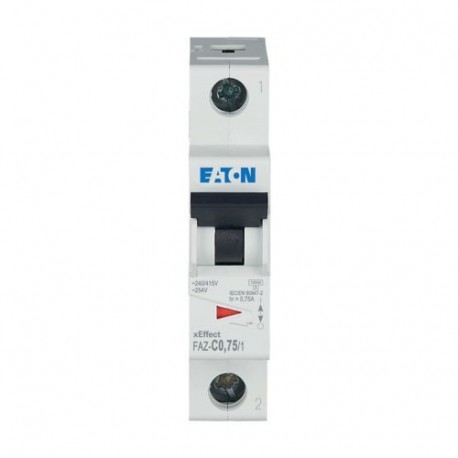 FAZ-C0,75/1 278545 FAZ-C0.75/1 EATON ELECTRIC Leitungsschutzschalter, 0,75A, 1p, C-Char