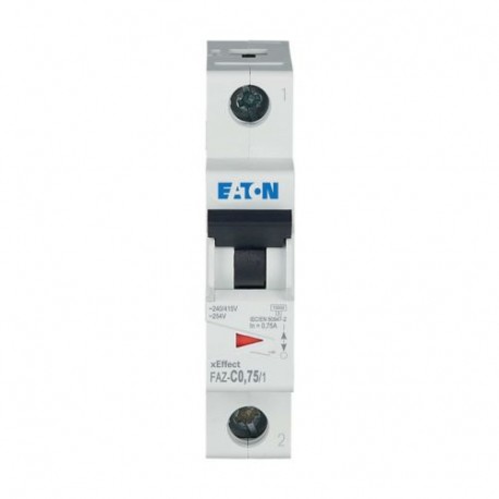 FAZ-C0,75/1 278545 Y7-278545 EATON ELECTRIC Interruttore protettore, 0,75A, 1p, curva caratteristica C
