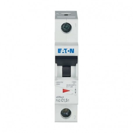 FAZ-C1,5/1 278547 Y7-278547 EATON ELECTRIC Interruttore protettore, 1,5A, 1p, curva caratteristica C