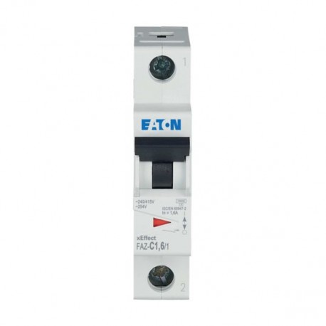 FAZ-C1,6/1 278548 Y7-278548 EATON ELECTRIC Interruttore LS, 6A, 1p, curva caratteristica C, AC