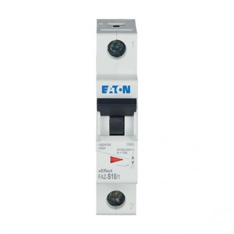 FAZ-S10/1 278611 Y7-278611 EATON ELECTRIC Interruttore LS, 10A, 1p, curva caratteristica S, AC