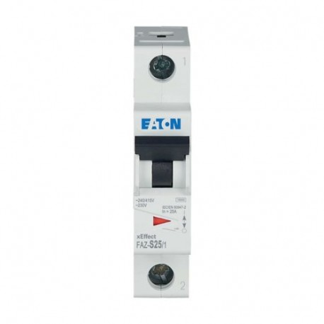 FAZ-S25/1 278614 EATON ELECTRIC Interruttore LS, 25A, 1p, curva caratteristica S, AC