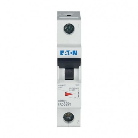FAZ-S25/1 278614 EATON ELECTRIC Leitungsschutzschalter, 25A, 1p, S-Char