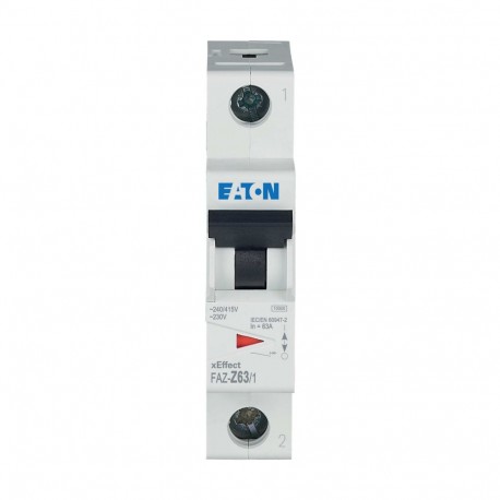 FAZ-Z63/1 278632 Y7-278632 EATON ELECTRIC Interruttore LS, 63A, 1p, curva caratteristica d'intervento Z, AC