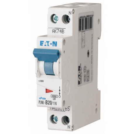 PLN6-C20/1N 283027 EATON ELECTRIC Modular Switchgear tertiaire Xpole
