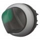 M22-WLKV-G 284395 Y7-284395 EATON ELECTRIC M22-WLKV-GQ Selector Luminoso, 2 posições, Verde