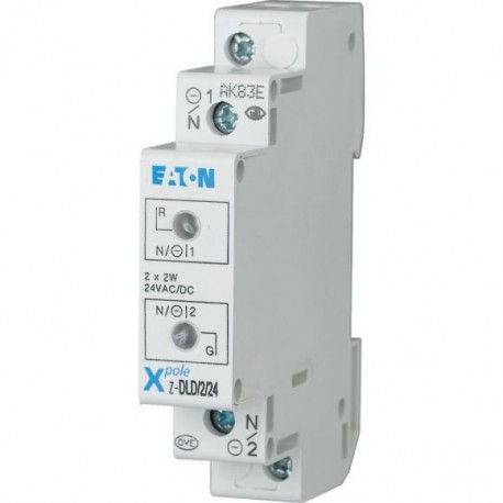 Z-DLD/2/24 284926 Y7-284926 EATON ELECTRIC Doppelleuchte, 24AC/DC, rot/grün