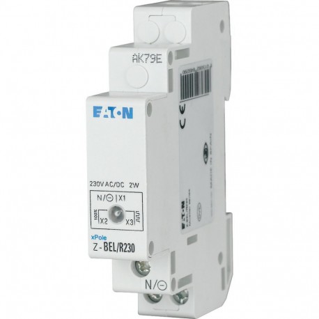 Z-BEL/R230 284929 Y7-284929 EATON ELECTRIC Voyant modulaire 1 LED, 230AC/DC, rouge