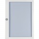 BFZ-UTT-DR-2/48 285227 EATON ELECTRIC Flush mounted steel sheet door white, transparent with Profi Line hand..