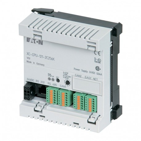 XC-CPU121-2C256K 290446 EATON ELECTRIC Automate compact, extensible, 24V DC, RS232, RS485(RS232), 2xCAN