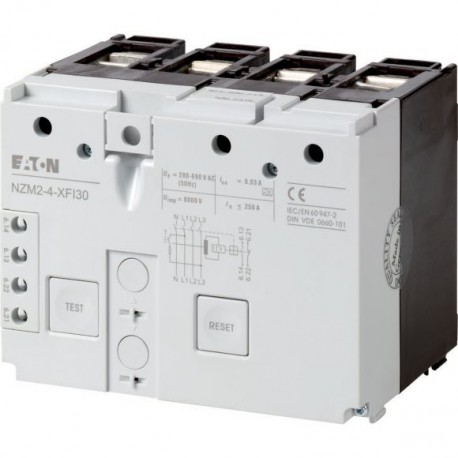 NZM2-4-XFI30 292343 EATON ELECTRIC Déclencheur différentiel, 30mA, 4p