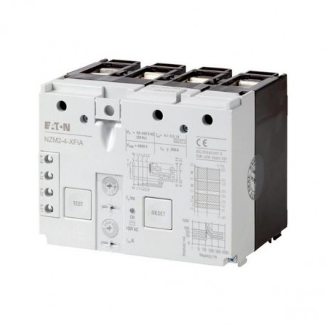 NZM2-4-XFIA 292346 Y7-292346 EATON ELECTRIC Detección fallo a tierra, 0.3-1A AC sensitivo DC, 4P