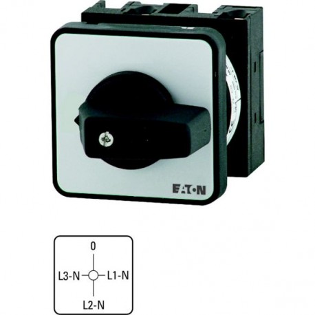 T0-2-15177/E 011314 EATON ELECTRIC Переключатели подключения вольтметра, контакты: 4, 20 A, 3 x phase-N, Пер..