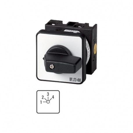 T0-2-178/E 011523 Y7-11523 EATON ELECTRIC Interruptor de escalones 4 polos 20 A Placa indicadora: 1-4 45 ° 
