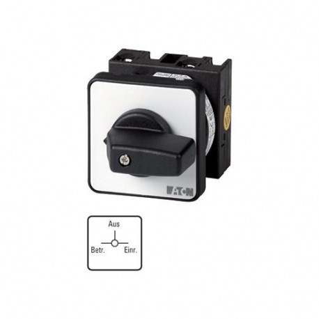 T0-2-8527/E 011859 Y7-11859 EATON ELECTRIC Interruptor Conmutador 4 polos 20 A Placa indicadora: Hand-0-AUTO..