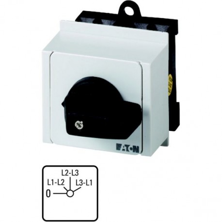 T0-2-15920/IVS 029452 EATON ELECTRIC Commutateurs de voltmètre, Contacts: 4, 20 A, 3 × tension entre phases,..