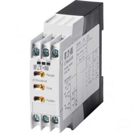 ETR4-69-W 031887 XTTR6A100H69N EATON ELECTRIC Relais temporisé, 1W, 0,05s-100h, multifonctions, 400VAC