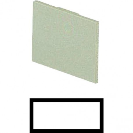 02SQ25 038074 EATON ELECTRIC Insert label, AL, blank