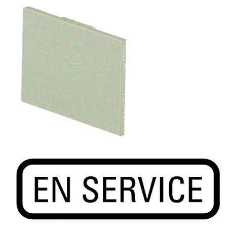 383SQ25 038771 EATON ELECTRIC Einlegeschild, EN SERVICE