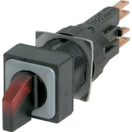 Q18LWK1-RT/WB 038930 Q18LWK1-RT-WB EATON ELECTRIC Commutateur rotatif lumineux, 2 positions, rouge, à rappel..