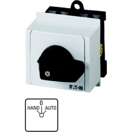 T0-2-15432/IVS 041229 Y7-41229 EATON ELECTRIC commutatore, Contatti: 4, 20 A, targhetta frontale: HAND-0-AUT..