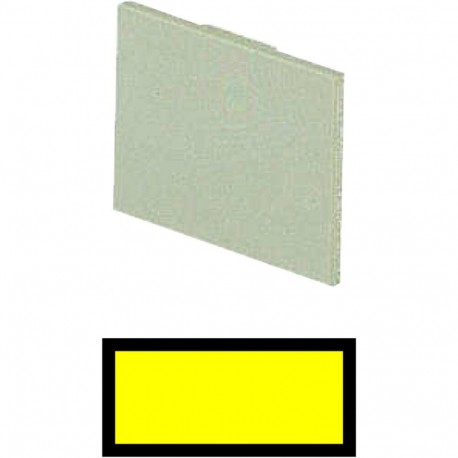 05SQ25 063201 Y7-63201 EATON ELECTRIC Einlegeschild, gelb, blanko
