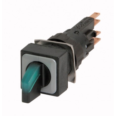 Q18LWK3R2-GN/WB 072345 Q18LWK3R2-GN-WB EATON ELECTRIC Selettore luminoso, 3 posizioni, verde, permanente +la..