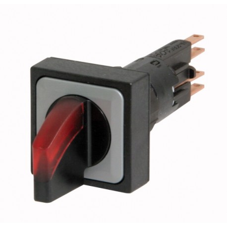 Q25LWK3R2-RT 072368 EATON ELECTRIC Commutateur rotatif lumineux, 3 positions, rouge, à accrochage