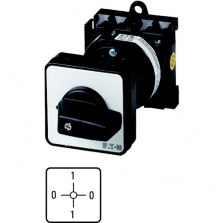 T0-1-15108/Z 083932 EATON ELECTRIC ON-OFF switches, Contacts: 2, 20 A, front plate: 0-1-0-1, 90 °, maintaine..