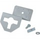 WBW100-ID 084356 0002502315 EATON ELECTRIC Wall fixing bracket for CI housing, T 100mm
