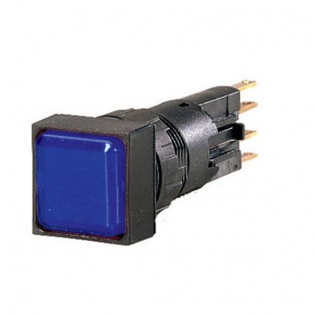 Q25LF-BL/WB 088761 Q25LF-BL-WB EATON ELECTRIC Indicador luminoso rasante 16 mm 25x25 mm Azul Con lámpara de ..