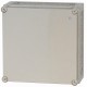 CI44E-150-RAL7032 090158 EATON ELECTRIC Insulated enclosure, +knockouts, RAL7032, HxWxD 375x375x175mm