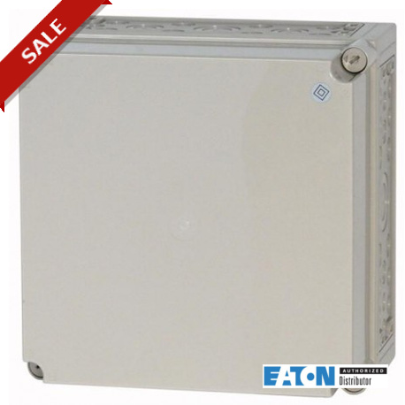 CI44E-200-RAL7032 090159 EATON ELECTRIC Insulated enclosure, +knockouts, RAL7032, HxWxD 375x375x225mm