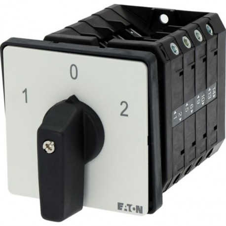 T5B-4-8213/E 092112 Y7-92112 EATON ELECTRIC Interruptor Conmutador 8 polos 63 A Placa indicadora: 1-0-2 60 °..
