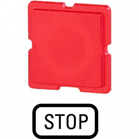 110TQ25 093363 Y7-93363 EATON ELECTRIC Tastenplatte, rot, STOP