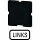 134TQ25 093494 EATON ELECTRIC Button plate, black, LINKS
