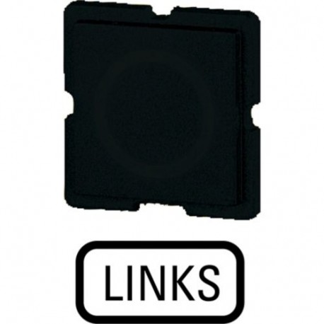 134TQ25 093494 Y7-93494 EATON ELECTRIC Étiquette, noire, GAUCHE