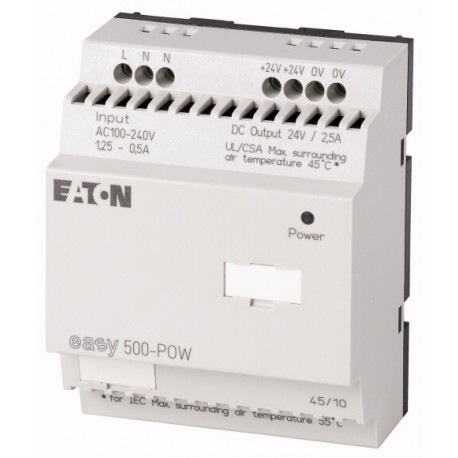 EASY500-POW 110941 0004519604 EATON ELECTRIC Fonte de alimentação 220VAC / 24VDC 2.5A