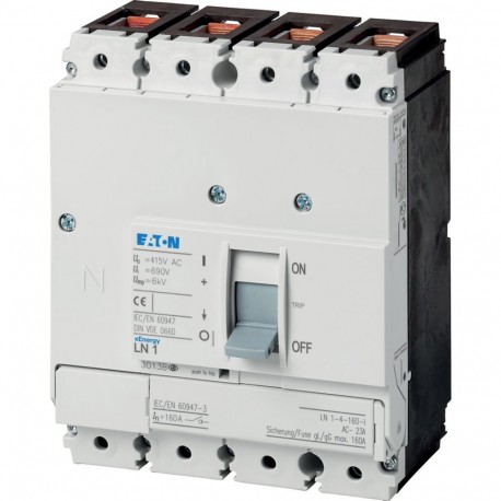 LN1-4-160-I 112001 Y7-112001 EATON ELECTRIC Sezionatore di potenza, 4p, 160A, grandezza 1
