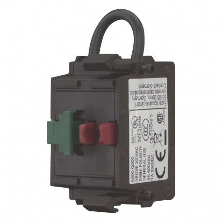 M22-K01SMC10 121472 Y7-121472 EATON ELECTRIC contato M22-K01SMC10Q, fixação frontal