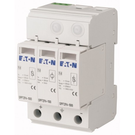 SPPT2PA-1000-2+1PE-AX 132665 EATON ELECTRIC Supresor sobretensiones FV 2P PE 1000VDC