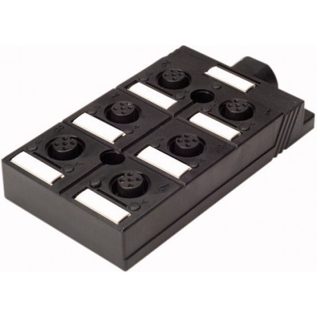 CBDR6PSC 136320 EATON ELECTRIC Connection block, 6-way, M12, PNP, ferrule connection