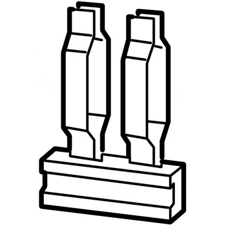 XN-QV/1 140097 4520660 EATON ELECTRIC Jumper for bridging relay root (1-interval) on XI/on relay modules