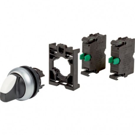 M22-WRK3-2K10-BVP 152877 Y7-152877 EATON ELECTRIC Selector Maneta corta completo Enclavado 3 posiciones 2 NO..